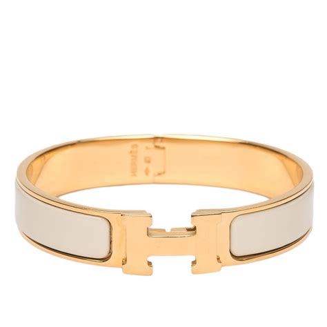 hermes enamel cuff bracelet.